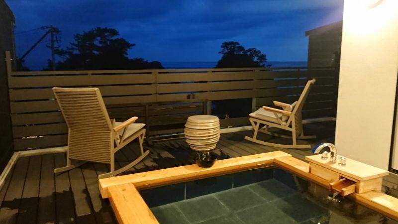 露天風呂付き客室の旅館で極上の癒し体験