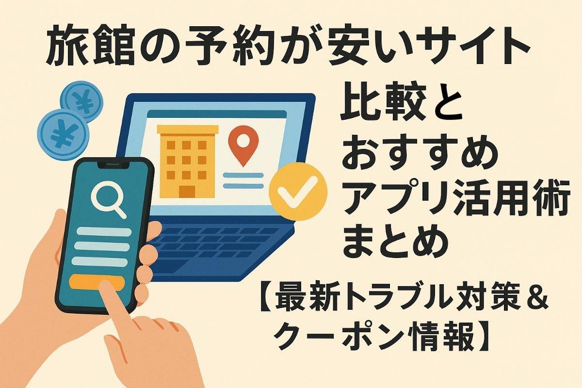 旅館の予約が安いサイト比較とおすすめアプリ活用術まとめ【最新トラブル対策＆クーポン情報】