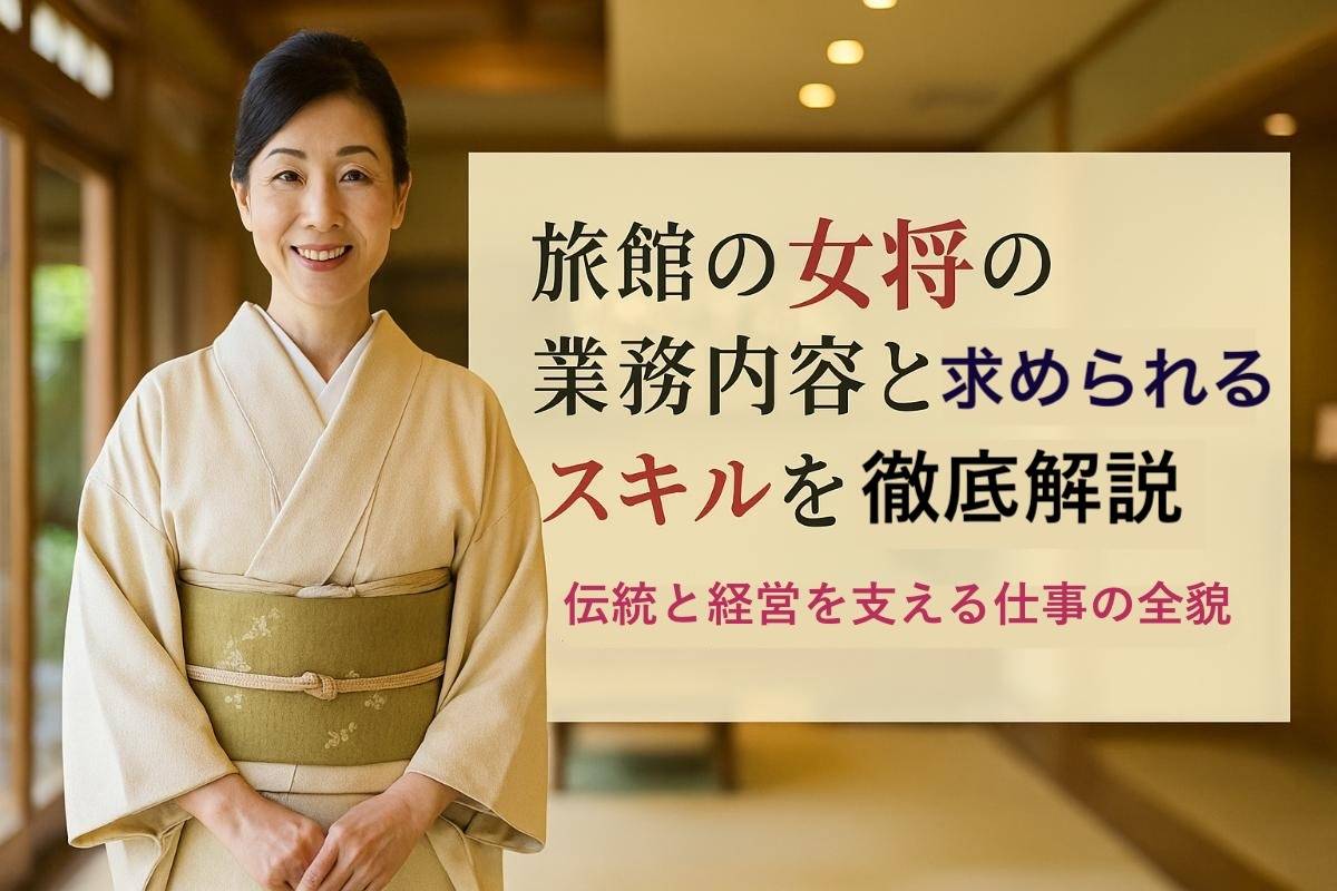 旅館の女将の業務内容と求められるスキルを徹底解説｜伝統と経営を支える仕事の全貌