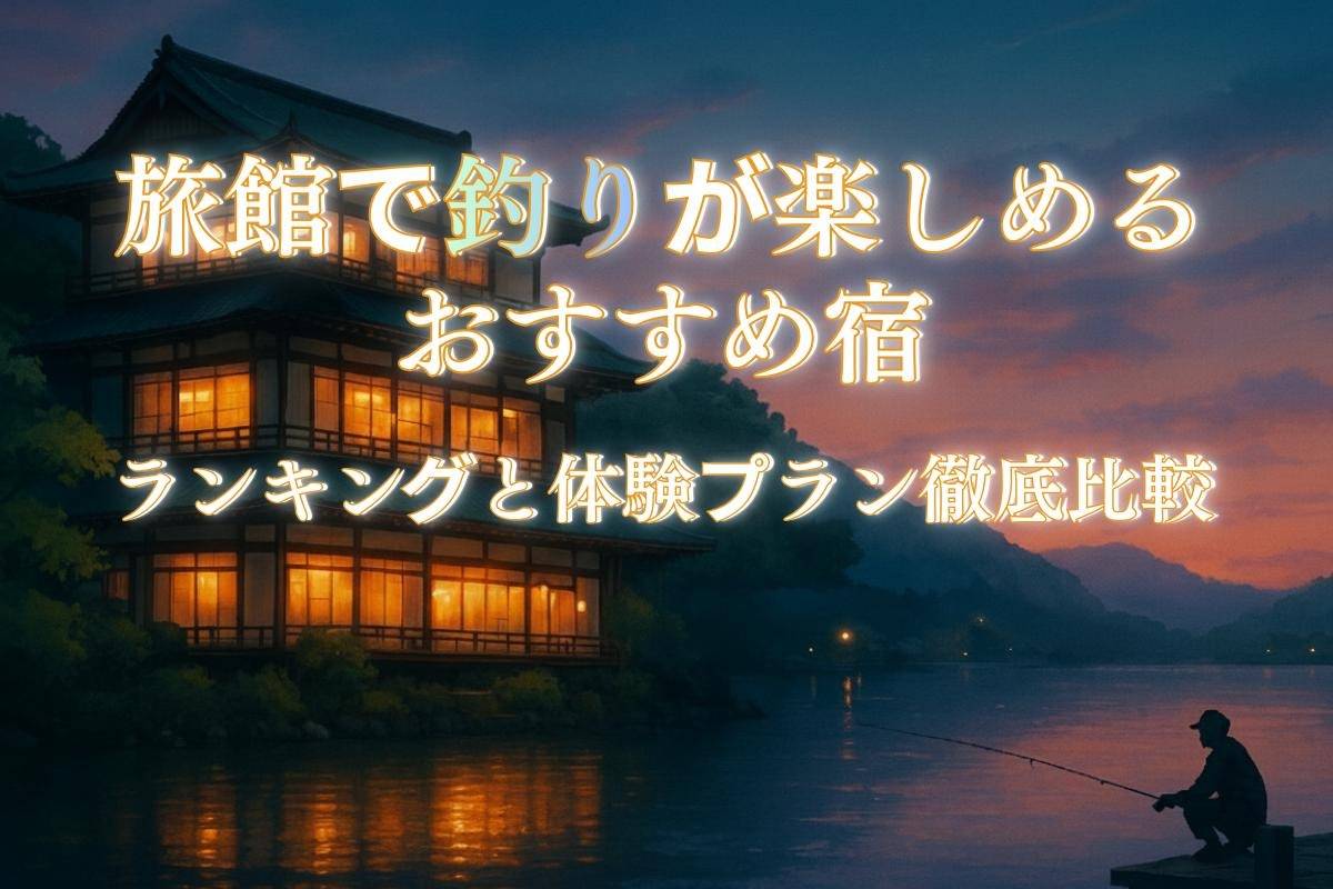 旅館で釣りが楽しめるおすすめ宿ランキングと体験プラン徹底比較